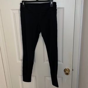 Express Performance Black Tights w/ Zipper - Size Medium